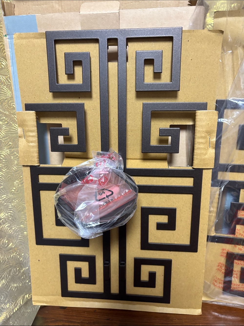 Retired 2012 Partylite Olympus Wall Sconce 2 piece setset